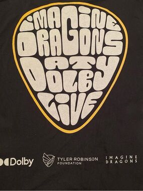 Imagine Dragons Dolby Live Concert Shirt, XL